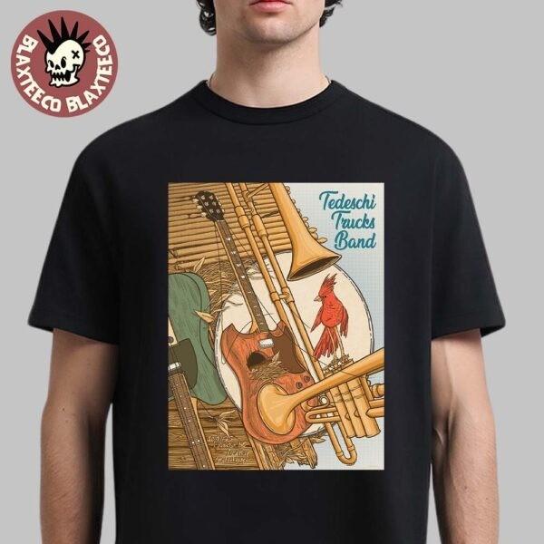 Tedeschi Trucks Band Raleigh NC 2025 Red Hat Amphitheater Oct 17 Tshirt Unisex T-Shirt M