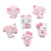 Cartoon Resin Accessories: Strawberry Melody Hair Clips, Keychains, Crocs Charms