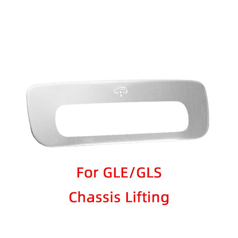 For Mercedes Benz GLE GLS W167 C167 X167  ,Car One Click Start Stop Button Sticker Chassis Lifting Adjustment Trim Cover C-GLE GLS