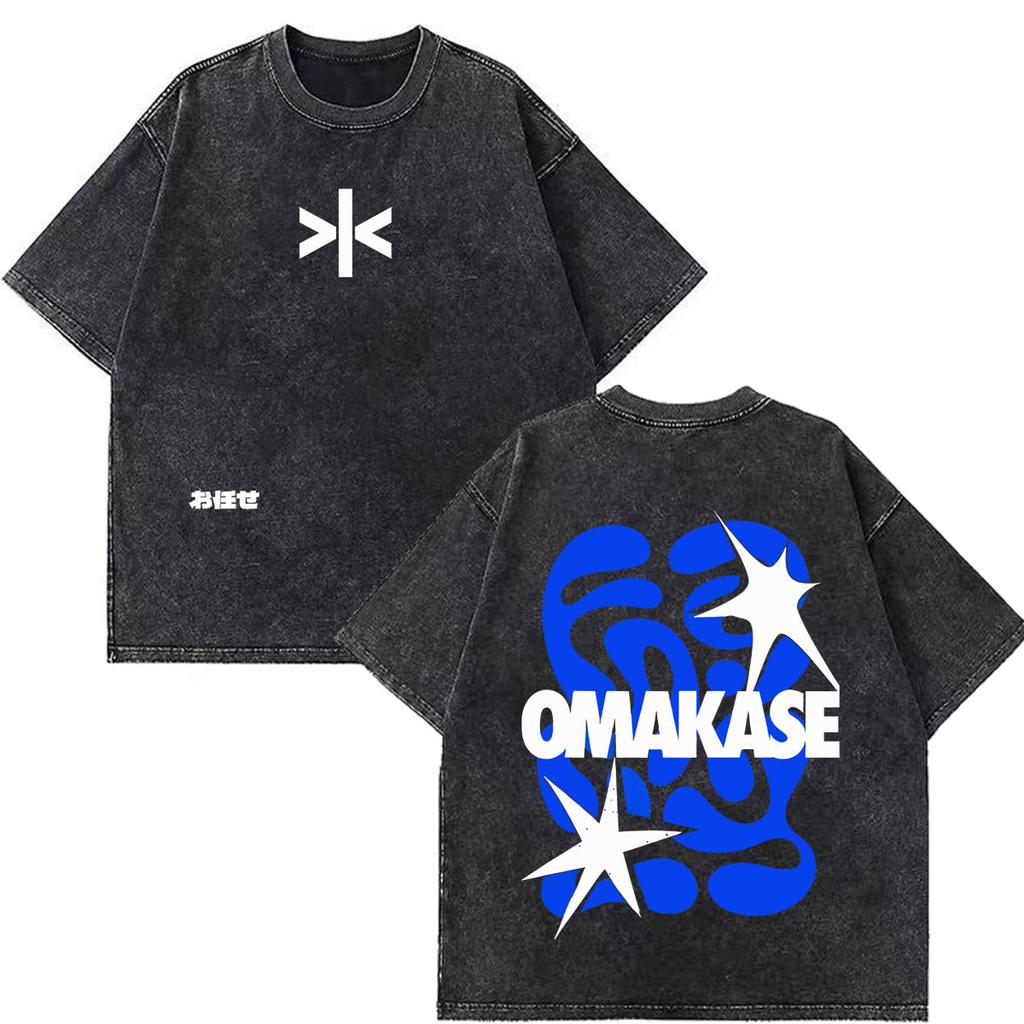 Alvaro Diaz Omakase Album 2026 Tour Merch T Shirt Unisex Unisex Hiphop Tshirt Shortsleeved Casual Cotton Vintage Washed Tshirts