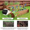 Cuttable Garden Bed Liner Raised Liner, Keeps Soil Contained and Water Drainage, Breathable Heavy Duty Fabric Planter Box Non Woven Plant for