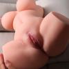 3D silikonová sex panenka TPE Sexy výstřih Vagina Láska Anální Láska Sexuální hračky pro dospělé pro muže Plněná tekutým silikonem v hrudi Pocit je měkčí