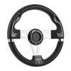 320mm 12.5in Car Sport Steering Wheel with Horn Button Universal Auto Modified PartsBlack