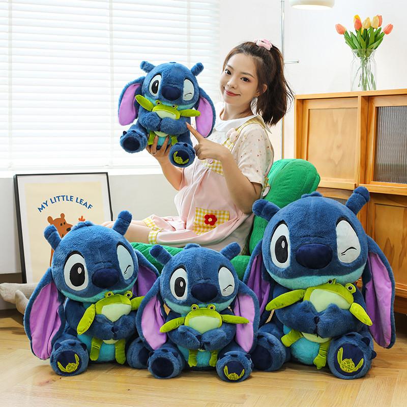 Stitch Plush Toy With Pp Cotton Filling Frog Decoration For Kids And Teens