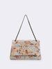 Embroidery sequined shoulder bag summer new niche woven straw bag high-end large-capacity armpit bag