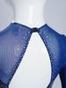 Girls Sparkly Rhinestones Dance Dress Mesh Long Sleeves Cutout Back Asymmetric Hem Figure Skating Dress