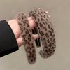 1pc Exquisite Fashion Leopard Print Plush Headband with Antique Style Wide Edge Headband Sweet Cool Girl Daily Styling  Headwear