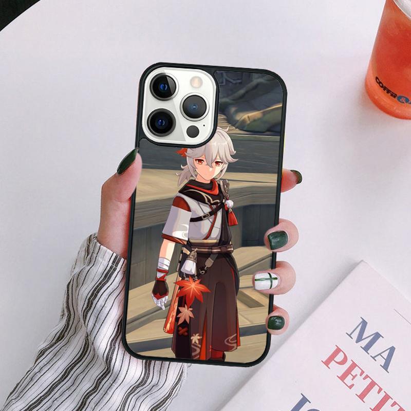 Kazuha Genshin Impact Spiel Handyhülle Für iPhone 17 Air 14 13 12 16Pro Max 15 Plus Hülle Schale Max coque