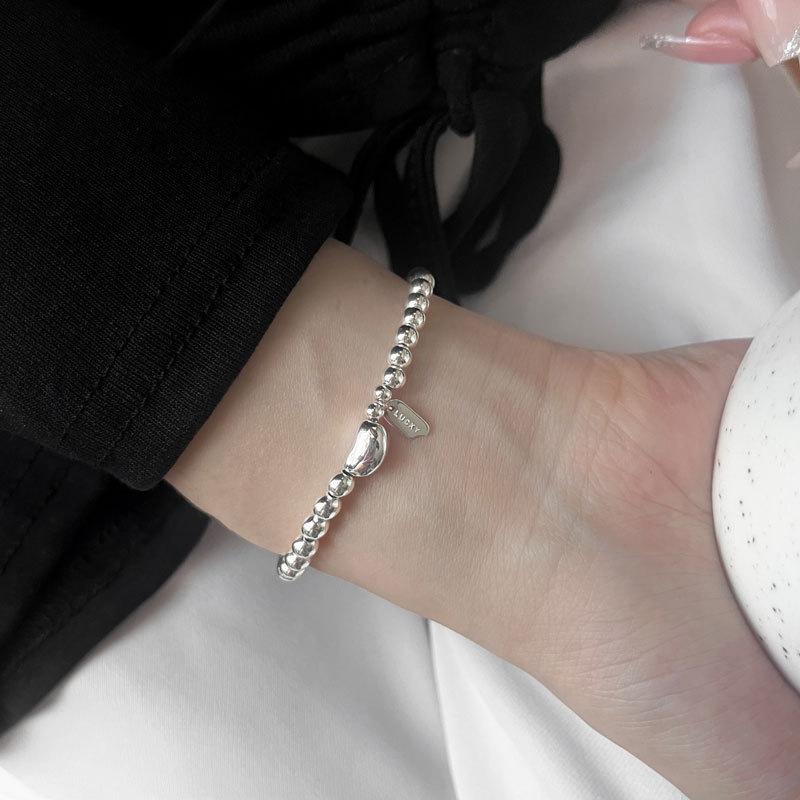 New 925 Sterling Silver Geometric Shape Bracelet Simple Charm Woman Bracelet Birthday Party Gift Exquisite Jewelry Accessories