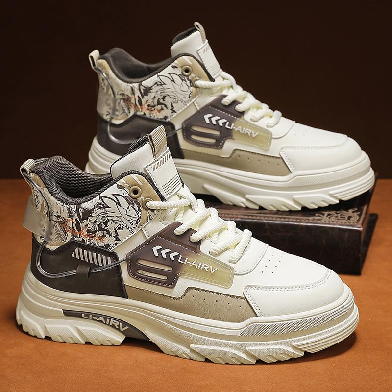 Autumn and winter new street British men s shoes Martin boots, Mika, rice gray 39