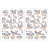 2 Sheets Rainbow Window Clings to Prevent Bird Strikes Decorative Prism Static Decals Butterfly Flower Heart Star Moon Shape Anti-Collision Stickers