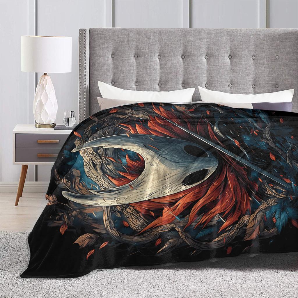 Couverture Douce Enfants Camping Jeu de Chevaliers Creux Silksong Couverture Jetée Flanelle Couvre-lit Pour Canapé Housse de Lit