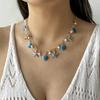 Collana Unica Y2K a Tema Oceanico per Donna Boho Stella Marina Rosa Smalto Conchiglie Ciondolo Collana Choker Gioielli Estetici Estivi