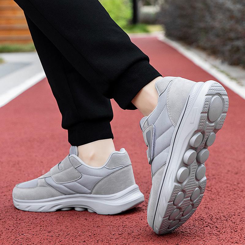 8209 Lightweight Non-Slip Mesh Walking Shoes for Seniors - Hook-and-Loop Low-Top Sneakers for Men and Women.