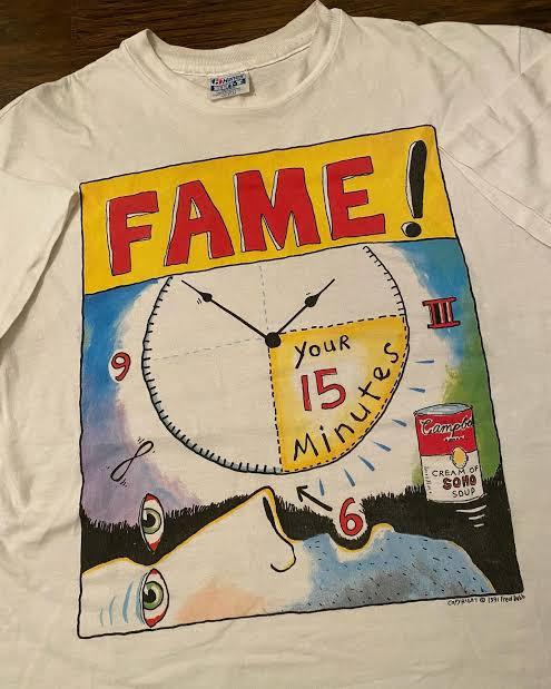 Rare Fred Babb FIFTEEN MINUTES OF FAME Shirt Unisex Concert S to 5XL EL677 Unisex T-Shirt M