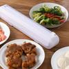 Punch-free Fixing Food Wrap Dispenser Cutter Foil Cling Film Dispenser Plastic Cling Film Cutting Box Kitchen Tool