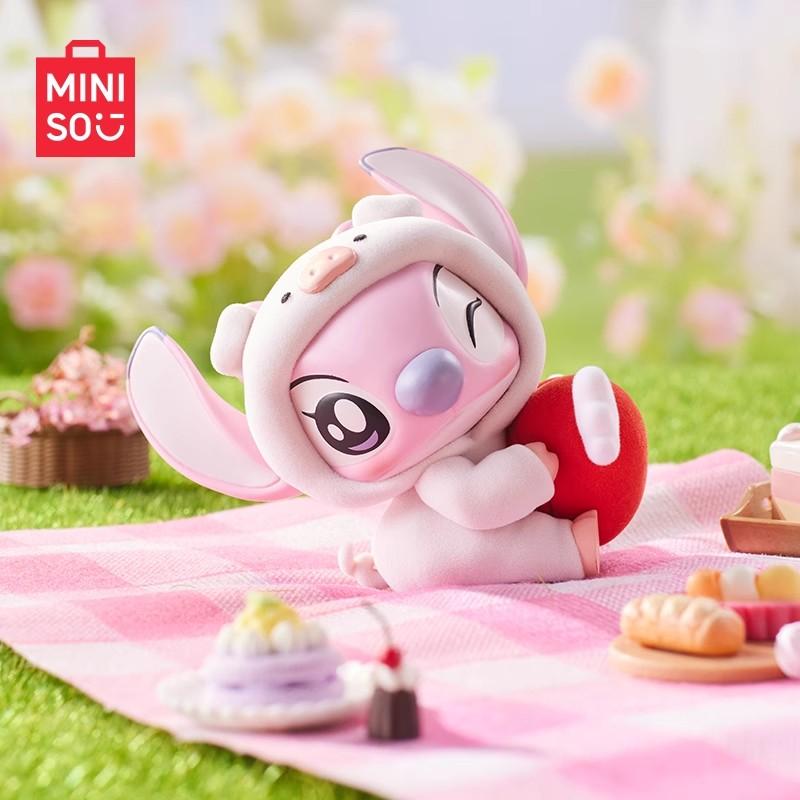 MINISO Disney Lilo Stitch Series Animal Party Blind Box Cute Surprise Box Figurine Decoration Cute Doll Xmas Hallowmas Toy