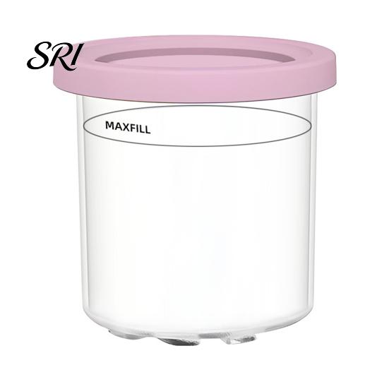 Tazza per Gelato NC300 Ninja Creami Compatibile con Serie NC299AM NC300s NC301 Contenitore Trasparente Ermetico Riutilizzabile Ricambio Lavabile in Lavastoviglie
