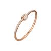 Sense of design full diamond titanium steel bracelet classyelegant jewelry fashiontrendy jewelry