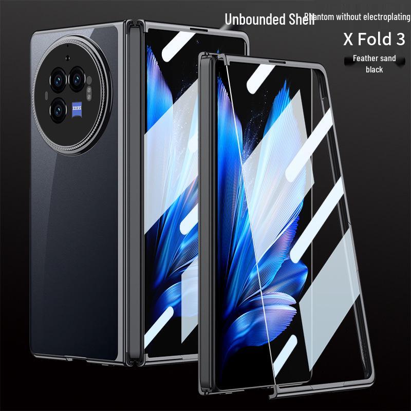 

VIVO X Fold 3 Электроокрашенный Прозрачный Жесткий Чехол XFold3Pro [Does Not Support Fingerprint Unlock]