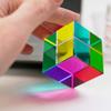 K9 Colorful Crystal Cube Pyramid Prism Desktop Decoration Toy
