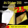 A4 Matte Adhesive Label Paper for Laser & Inkjet Printing