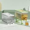 3L/4.5L Iced Beverage Dispenser Fridge Beverage Dispenser Container with Faucet Large Capacity for Home Kitchen Restaurant
