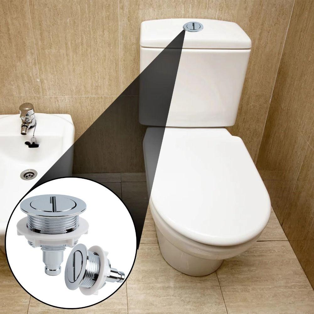 Chrome Plating Toilet Push Button Water-Saving Water Tank Push Button Bathroom Fittings