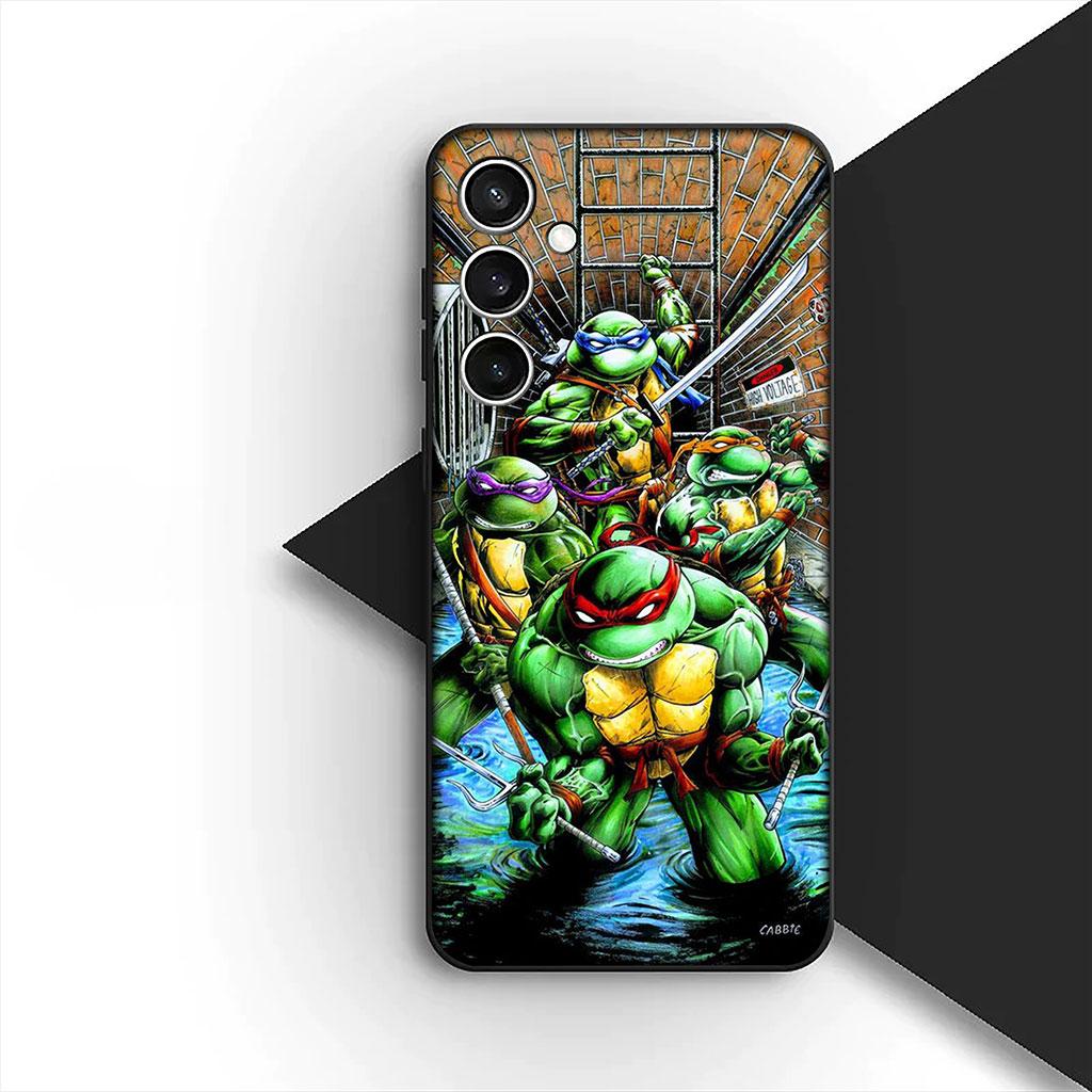 Phone Cover for Samsung Galaxy S22 S21 S20 FE Ultra Plus A07 A17 A15 A16 A25 A57 A37 Case Anime N-Ninja-Comics T-Turtles-Lovely