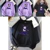 Kawaii Kuromi Hoodie With Grunge Gothic Punk Cartoon Print For Harajuku Fashion