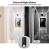 Tuya WiFi Smart Doorbell Peephole 4.3-inch IPS Display Wireless Night IR Move Detection Rechargeable Peephole Viewer Doorbell