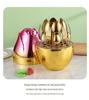 Creative Rose Stainless Steel 24-Piece Cutlery Set - Ideal for Tableware, Birthday & Wedding Gifts