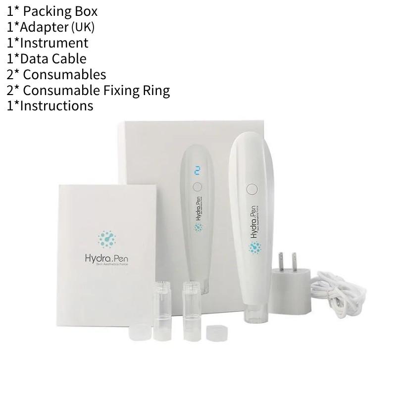 

H2 Pen Hydra Микронидлинг Бьюти-аппарат Автоматический Аппликатор Сыворотки Уход за Кожей UK