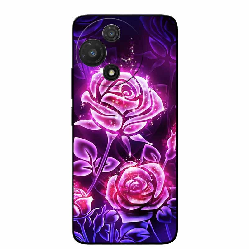 For TCL 60R 5G Case T519H Fashion Protective Silicone Back Cover Cases For TCL 60 R Animal Black Phone Funda TCL 60R T519H Coque
