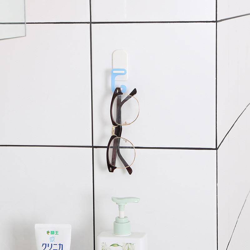 Adhesive Plastic Hooks Wall Mounted No Drill Installation Modern Home Decor