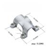 Marine Railing Installation Stainless Tube Clamp Heavy Duty Stainless Steel Clamp Stainless Steel Clamp Yacht Rail Connector