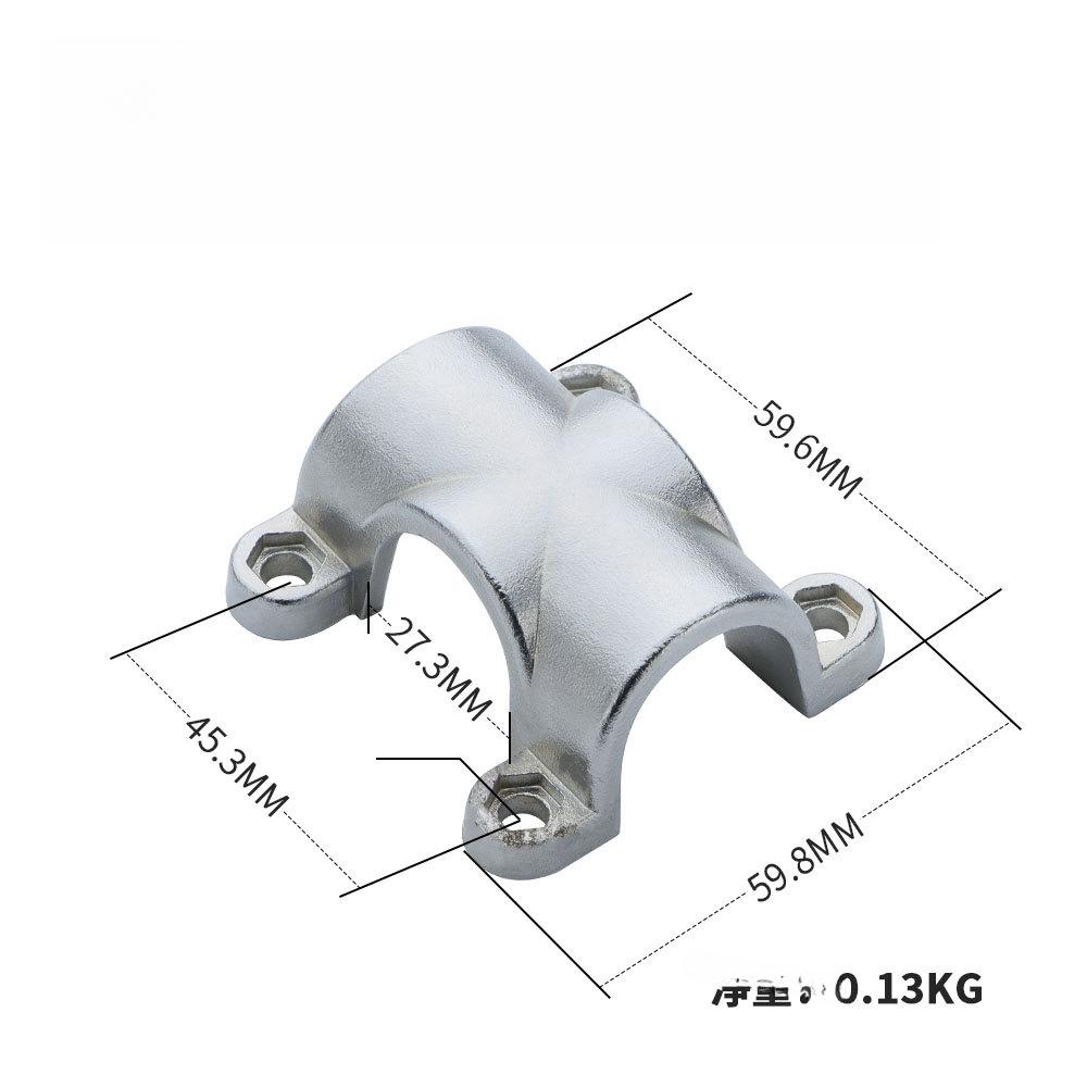 Marine Railing Installation Stainless Tube Clamp Heavy Duty Stainless Steel Clamp Stainless Steel Clamp Yacht Rail Connector