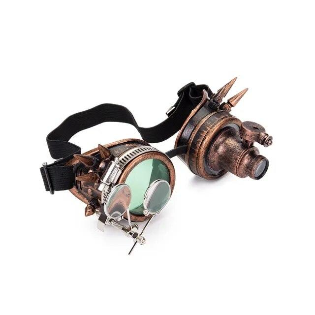 FLORATA Cosplay Vintage Niet Steampunk Schutzbrille Gläser Schweißen Gothic Freeshipping & Großhandel