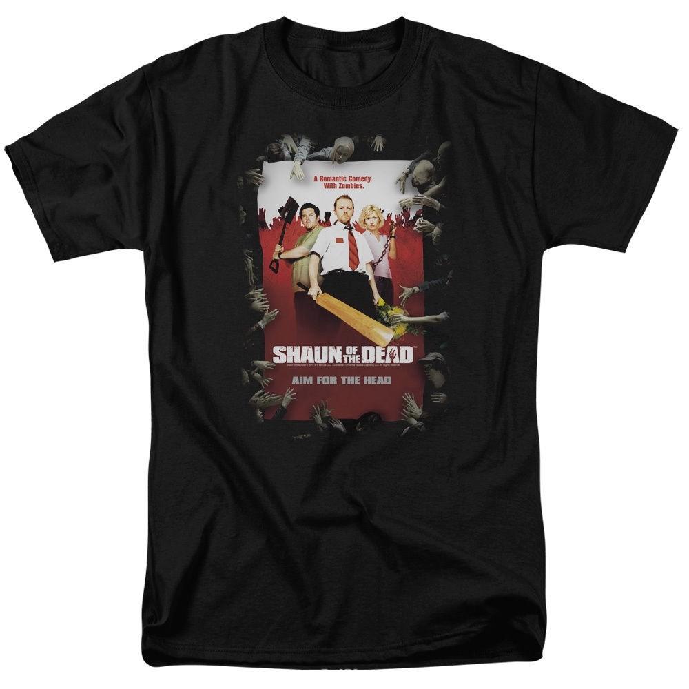 Shaun Of The Dead Poster T-Shirt Sizes S-4XL NEW