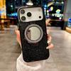 Applicable to Apple 11promax glitter makeup mirror s11 luxury electroplating magnetic suction S11ultra mobile phone case 11Pro
