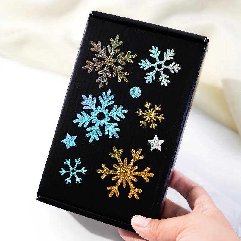 Happy New Year Christmas Wall Winter Snowflake Window Glass Stickers Merry Christmas Decors