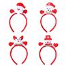 Glowing Christmas Hair Hoop NewYear Party Hairband Christmas Snowman Headband