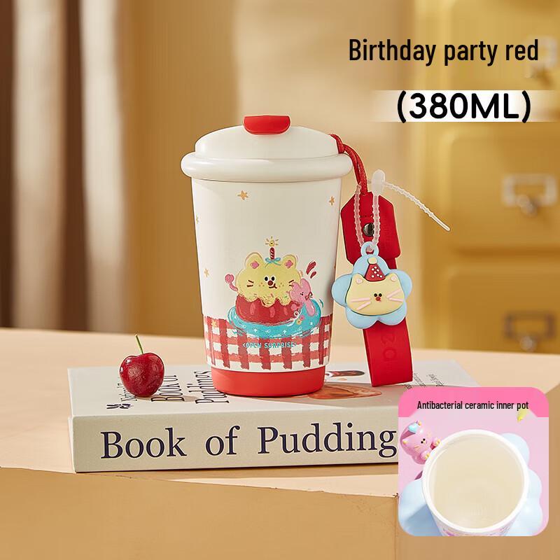 RELEA MIAO Ceramic Lined Insulated Travel Mug