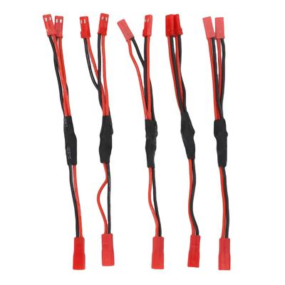 5PCS JST Plug Splitter JST Female To JST Male Y Cable Harness Wire 15.5cm Extension Cord for Mini