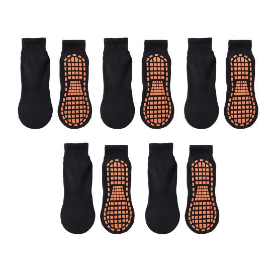 5 párů Dospělých Masážních Ponožek Protiskluzové Bavlněné Trampolínové Ponožky Prodyšné Elastické Krátké Ponožky na Jógu Sportovní Podlahové Ponožky