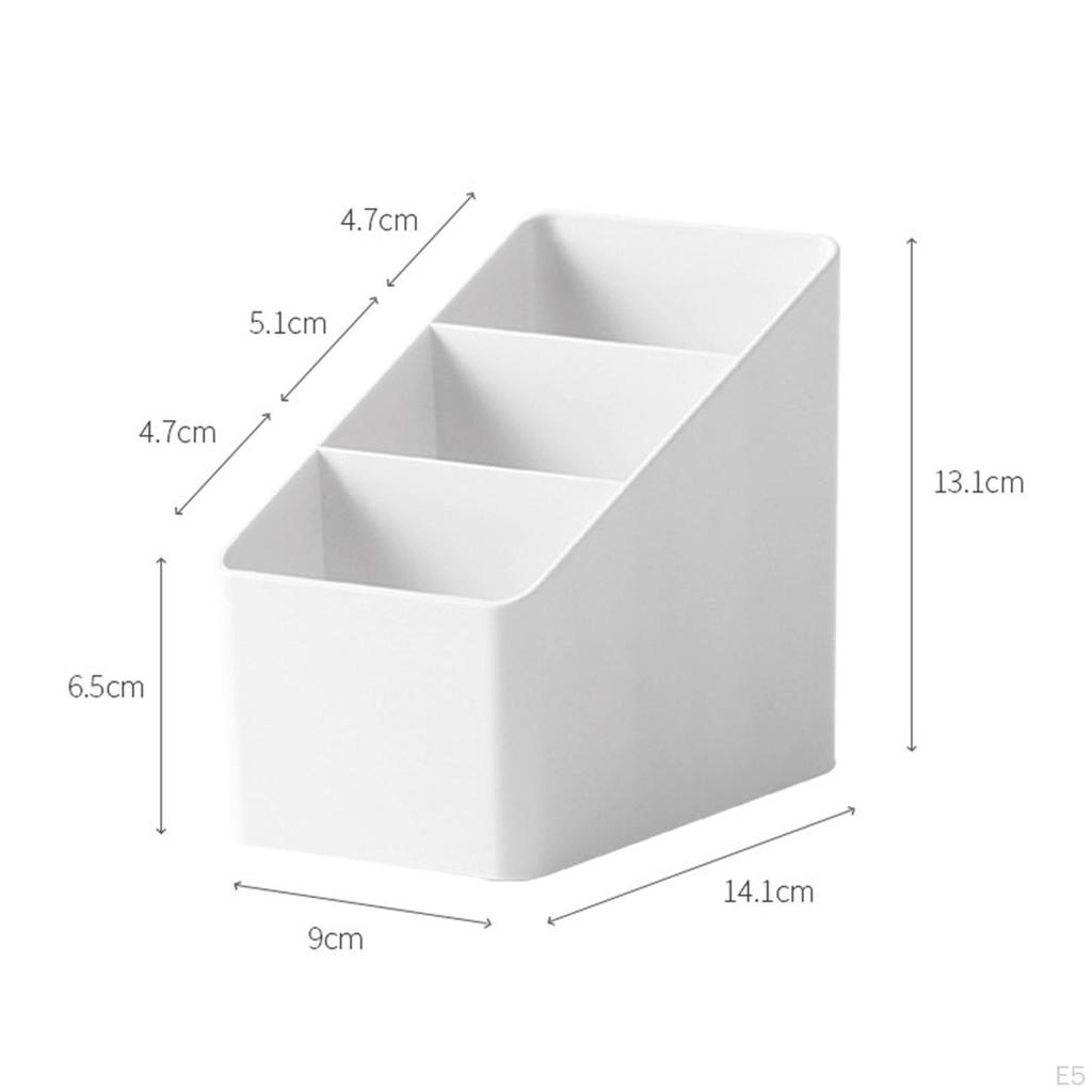 Cosmetic Storage Boxes Living Room Makeup Pencil Holder Brush Stand for Home Sticky Note Tray Case
