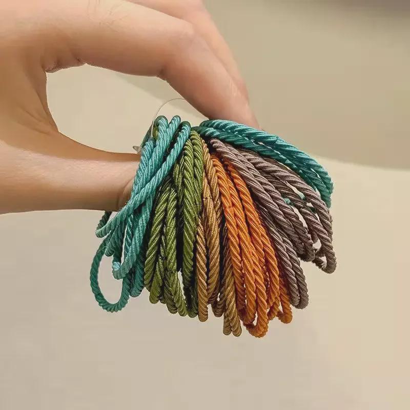 Korean High Elastic Women's Hair Bands: Simple, Damage-Free Accessories