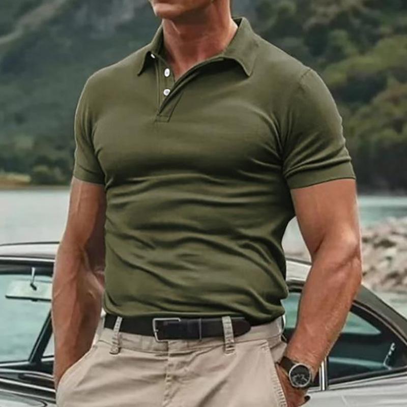 

Мужская рубашка-хенли со шнуровкой спереди XXXL армия зеленый