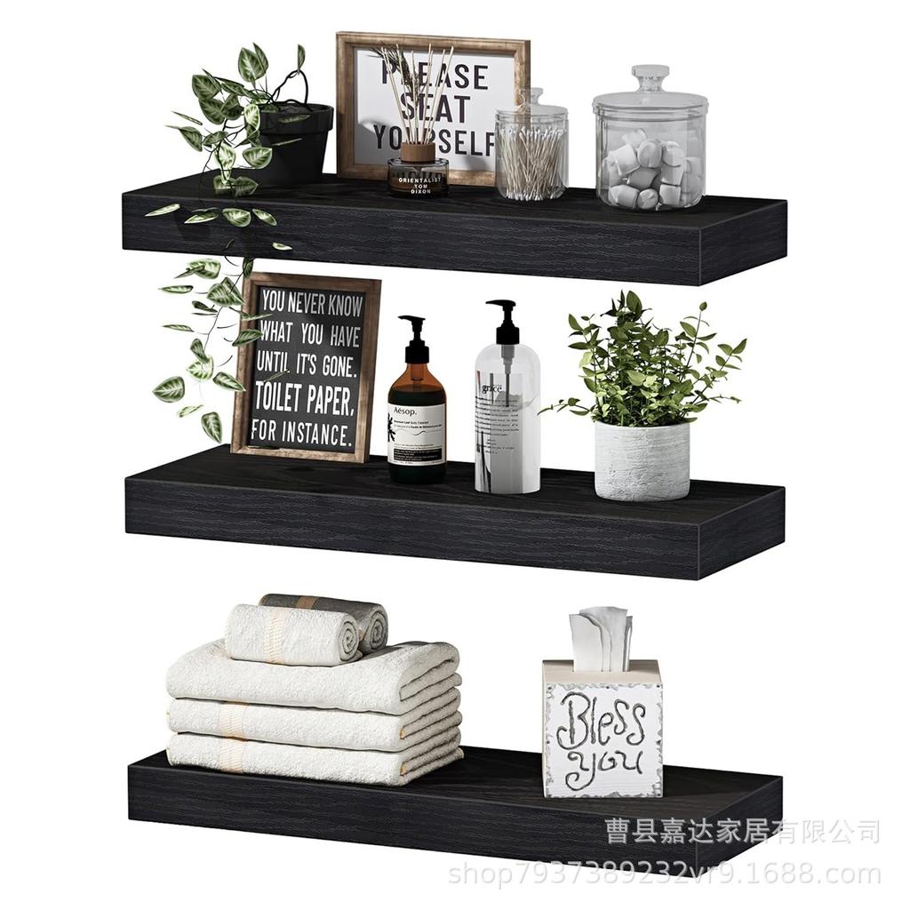 Bathroom Shelf Wall Mounted Storage Shelf Ledge Organizer for Towels and Essentials Rustproof Stainless Steel No Drilling