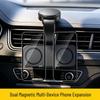 Adjustable Magnetic Car Phone Holder with Double Suction